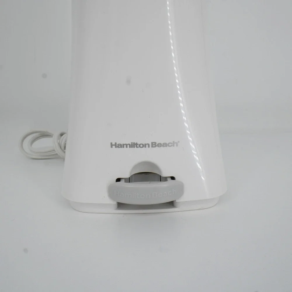 Hamilton Beach Can Opener Electric White 76385 Automatic Countertop Sharpener